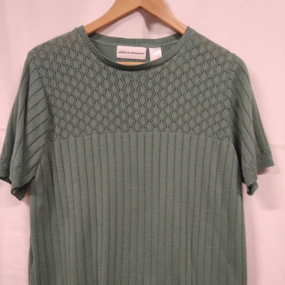 Leaf Green Alfred Dunner Sweater XL